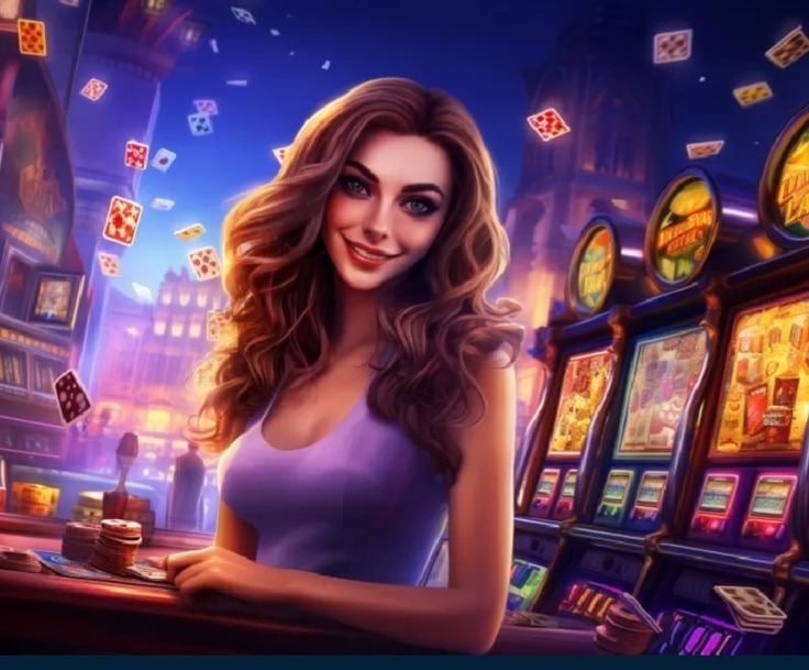 Bangladesh player reading rbaee slot content with bright party visuals